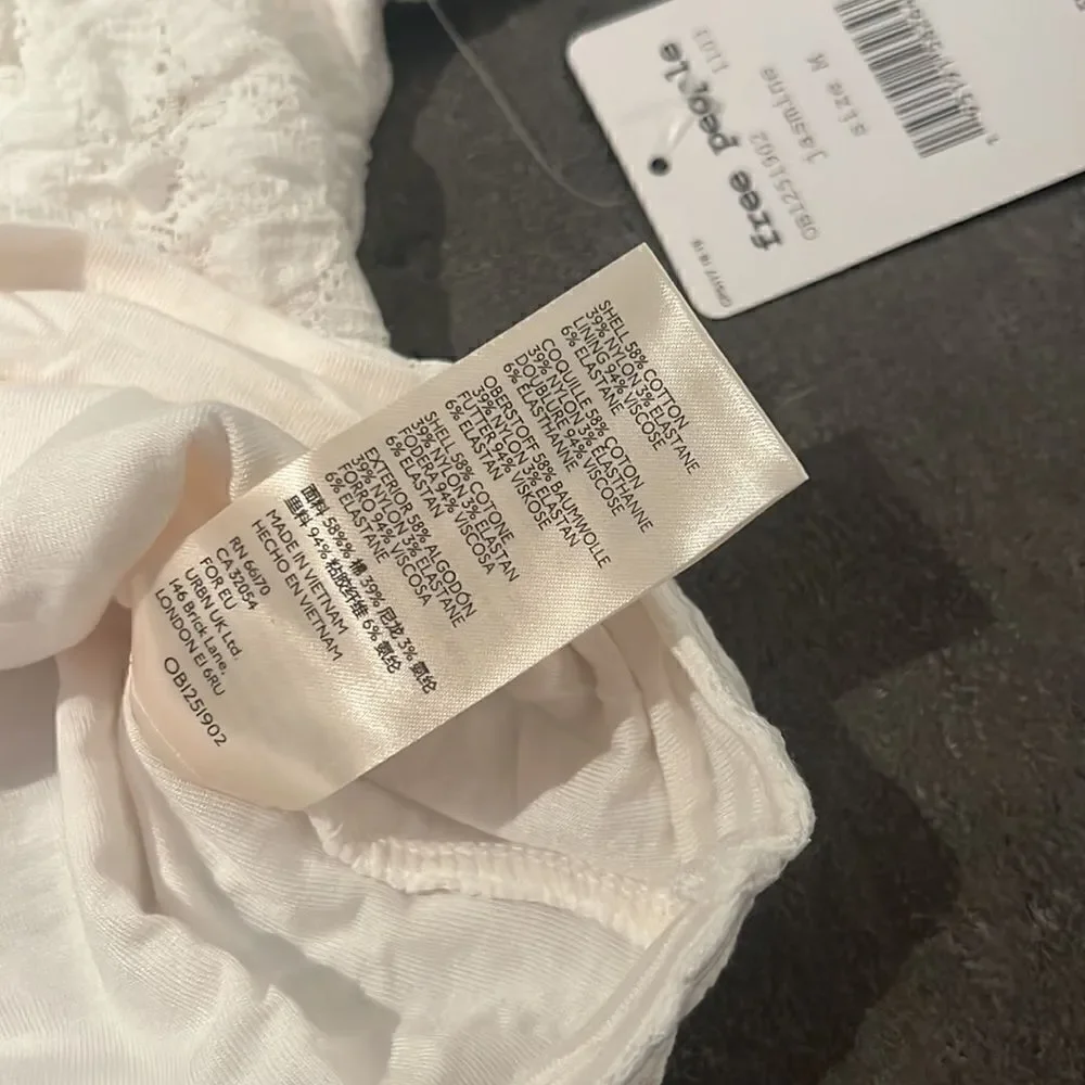NWT Free People cropped long sleeves top M